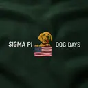 Sigma Pi Playful Dog Illustration Philanthropy Hat