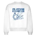 Pre-Physician Assistant Club Stethoscope and Syringe Graphic PR Crewneck 2