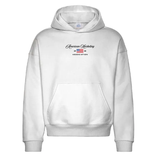 American Marketing Association Flag and Script PR Hoodie 2
