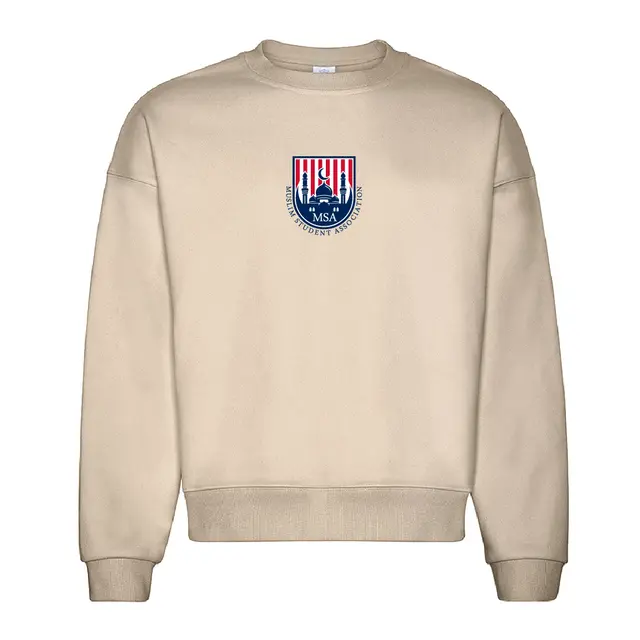 Muslim Student Association Mosque Illustration PR Crewneck 2