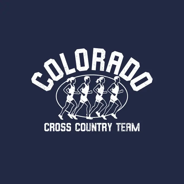 Cross Country Team Runners Graphic PR Hoodie