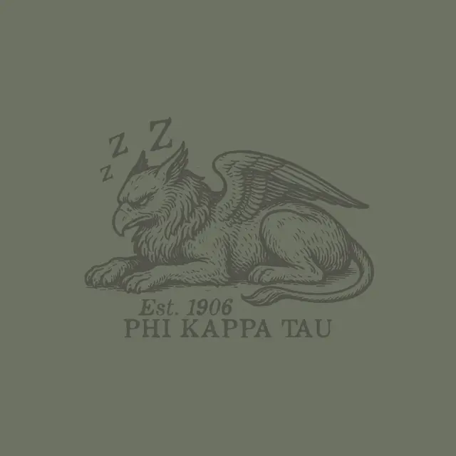 Phi Kappa Tau Sleeping Griffin PR Shirt