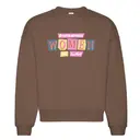 Women in Law Colorful Patchwork Design Crewneck 2