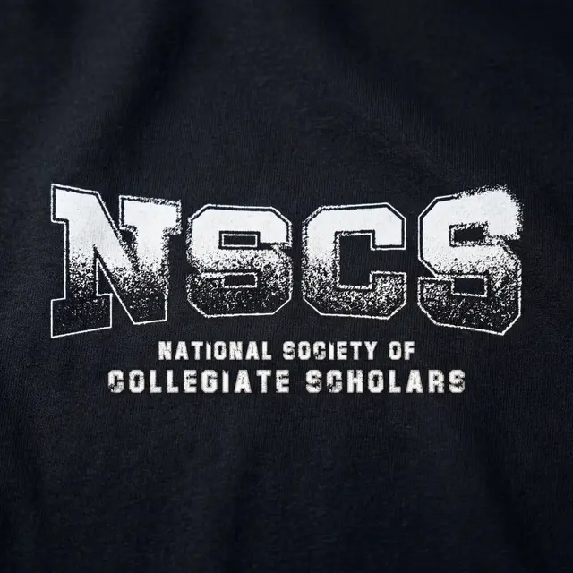 Society of Collegiate Scholars Distressed Block Lettering PR Hoodie