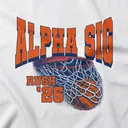 Alpha Sigma Phi Basketball Hoop Rush Shirt