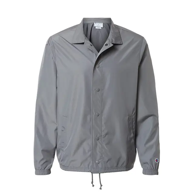 Champion Coach's Jacket co126 Graphite Front