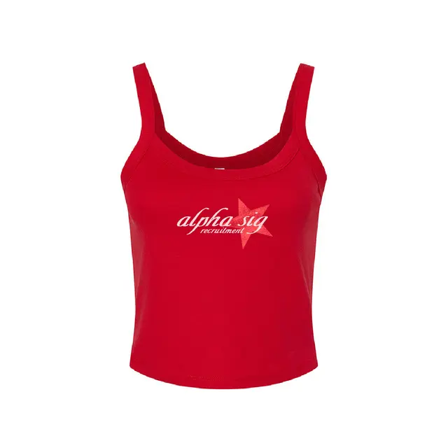 Alpha Sigma Alpha Rustic Star and Script Recruitment Tank 2