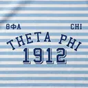 Theta Phi Alpha Striped Text PR Hoodie