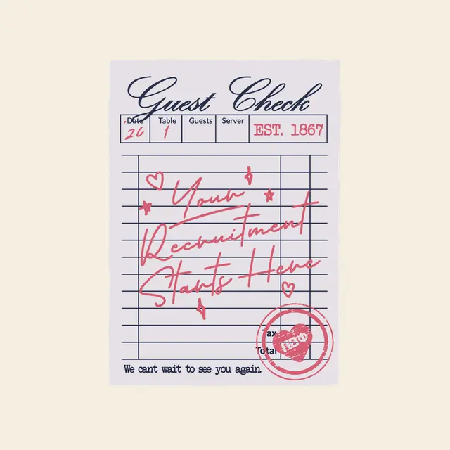 Pi Beta Phi Guest Check Graphic Recruitment Hoodie