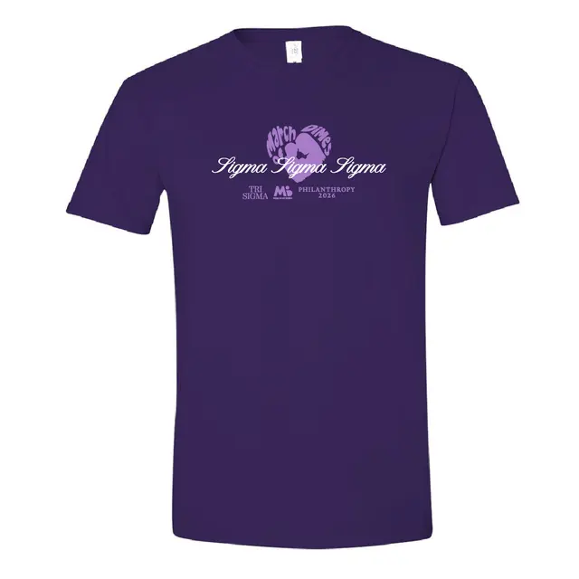 Sigma Sigma Sigma Heart Graphic Philanthropy Shirt 2
