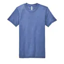 American Apparel Unisex Triblend Short-Sleeve Track T-Shirt tr401w Athletic Blue Front