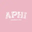 Alpha Phi Lace Pattern Text PR Crewneck