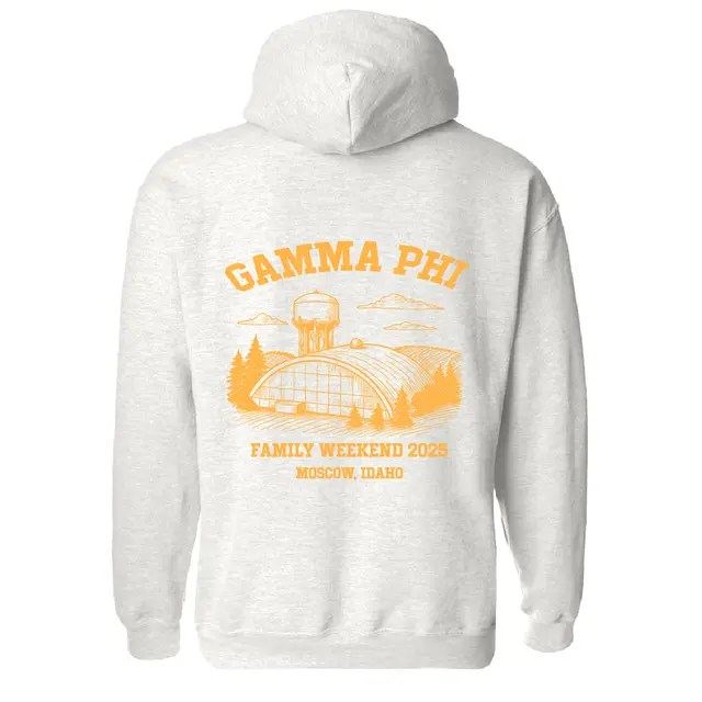 Gamma Phi Beta Landscape Drawing Parents Weekend Hoodie 2