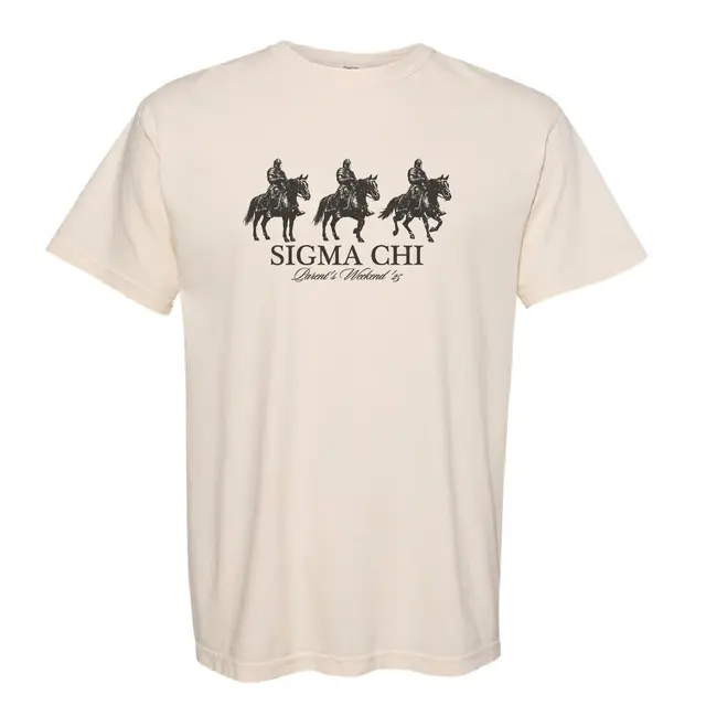 Sigma Chi Knights on Horseback Parent's Weekend Shirt 2
