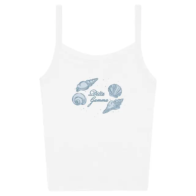 Delta Gamma Seashell Illustration PR Tank 2