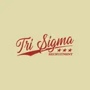 Sigma Sigma Sigma Script Text with Stars Recruitment Tank