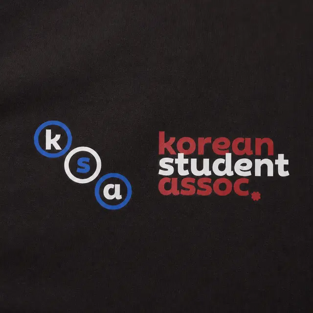 Korean Student Association Circular Logo and Text PR Hoodie