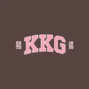 Kappa Kappa Gamma Bold Pink Text PR Hoodie