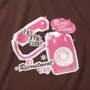 Delta Phi Epsilon Retro Phone Graphic Rush Shirt