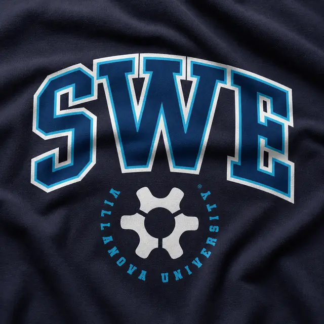 Society of Women Engineers Bold Block Lettering PR Crewneck