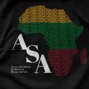 African Student Association Africa Silhouette PR Shirt