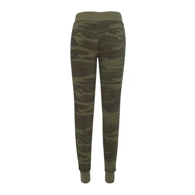 Alternative Ladies' Jogger Eco-Fleece Pant 31082f Camo Back