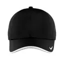 Nike Dri-FIT Perforated Performance Cap Black White Straight Front