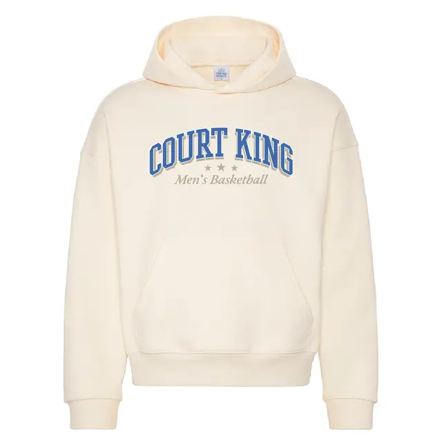 Men's Basketball Curved Text PR Hoodie