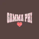 Gamma Phi Hand Drawn Lettering Big Little Reveal Hoodie