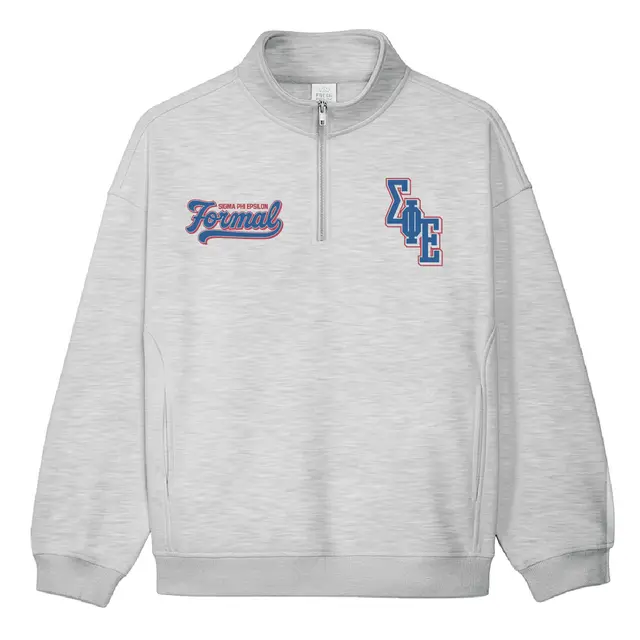Sigma Phi Epsilon Script and Block Lettering Formal Sweater 2