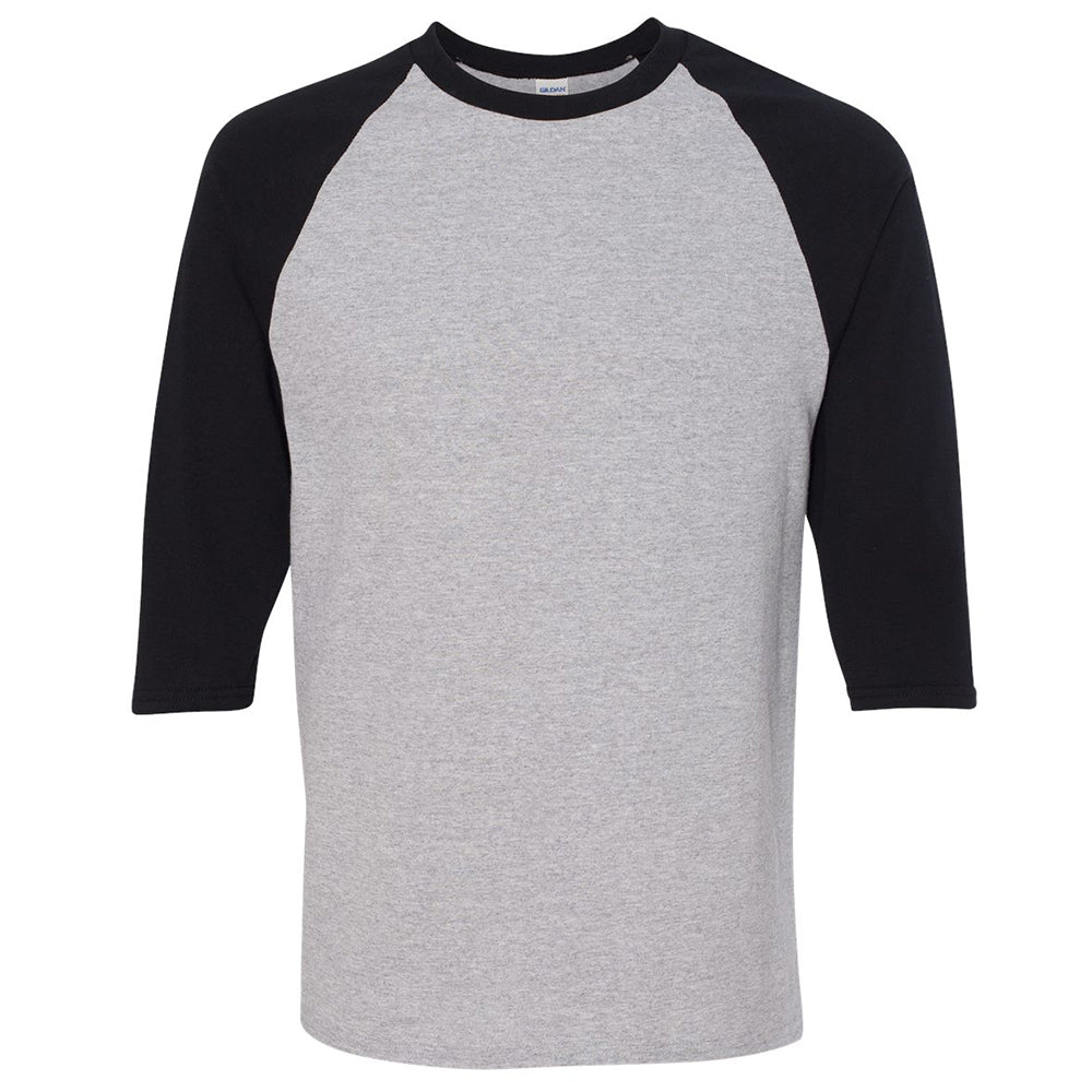 Gildan ADULT HEAVY COTTON™ 5.3 OZ. 3/4-RAGLAN SLEEVE T-SHIRT