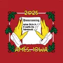 Alpha Delta Pi Festive Santa Letter PR Shirt