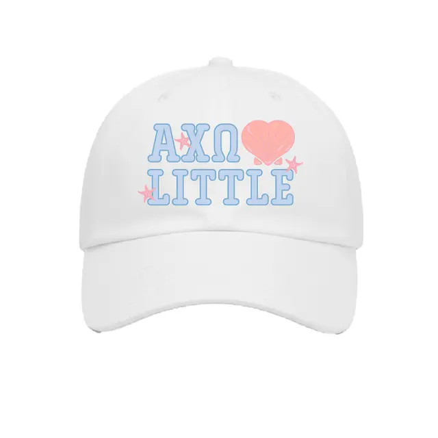 Alpha Chi Omega Seashell Starfish Big Little Reveal Hat 2