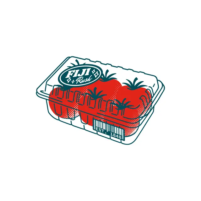 Phi Gamma Delta Tomato Box Graphic Rush Hoodie