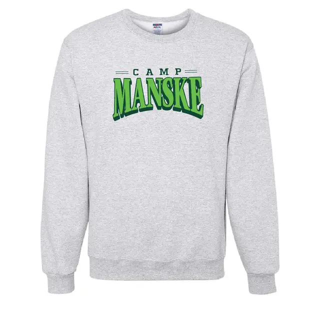 Camp Manske Bold Lettering Club Crewneck 2
