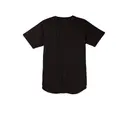 SPORTTEK POSICHARGE TOUGH MESH FULL-BUTTON JERSEY Black Front