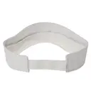 Big Accessories Cotton Twill Visor bx006 White Back