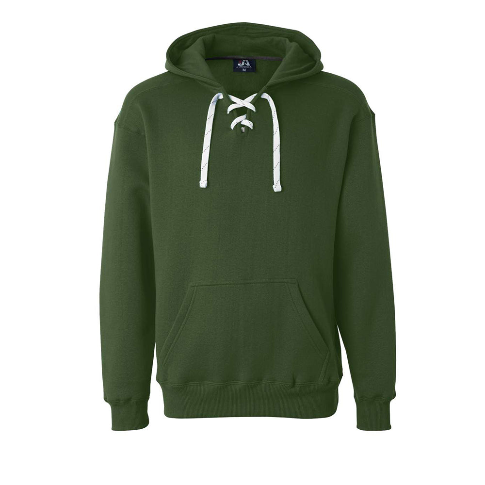 J America Sport Lace Hooded Sweatshirt | Fresh Prints