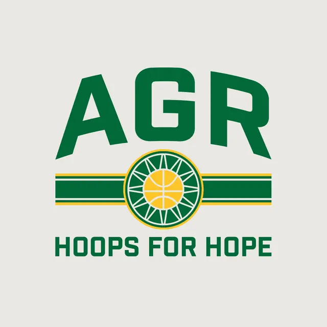 Alpha Gamma Rho AGR Basketball Emblem Philanthropy Hoodie