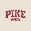 Pi Kappa Alpha Distressed Text Rush & Bid Crewneck