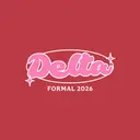 Delta Delta Delta Bold Script with Sparkles Formal Crewneck