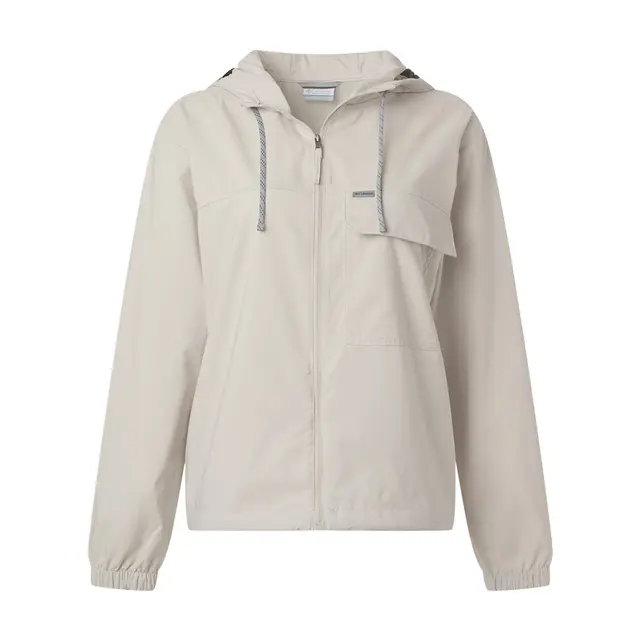 Columbia Skien Valley� Hooded Lightweight Jacket - 212428 Dark Stone Front