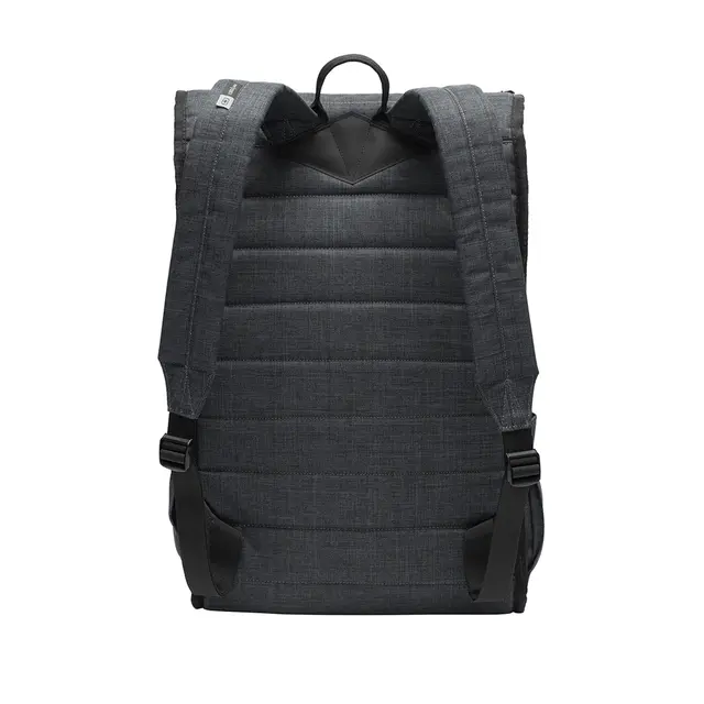 Customizable OGIO Apex Rucksack 411090 Heather Grey Back