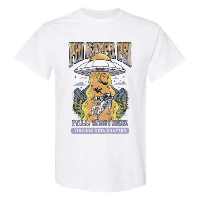 Phi Kappa Psi UFO Astronaut Fall Rush Shirt 2