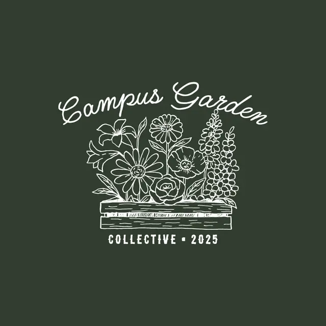 Campus Garden Collective Floral Box Graphic PR Hoodie