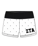 Zeta Tau Alpha Star Emblem Typography PR Shorts