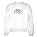Phi Mu Floral Pattern Hearts PR Crewneck 2