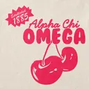 Alpha Chi Omega Retro Neon Pink Cherries Design for Tank for Sorority PR
