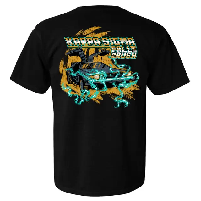 Kappa Sigma Retro Car Illustration Fall Rush Shirt 2