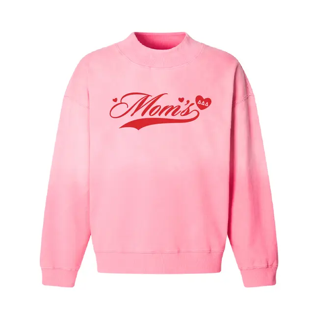 Delta Delta Delta Heart Script Mom's Day Sweater 2